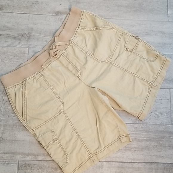 Faded Glory Pants - 👒Linen blend khaki shorts! Sz 16